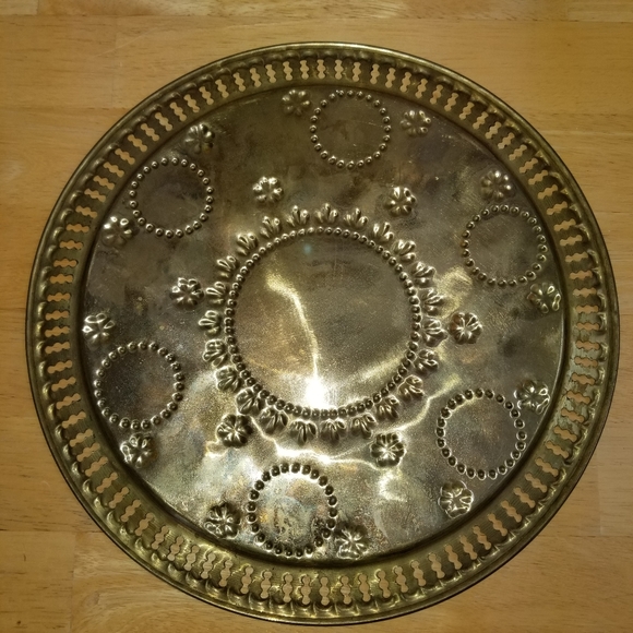 #1099 8 pcs Morocco Wine Tea Coffe brass stone set - Picture 13 of 16